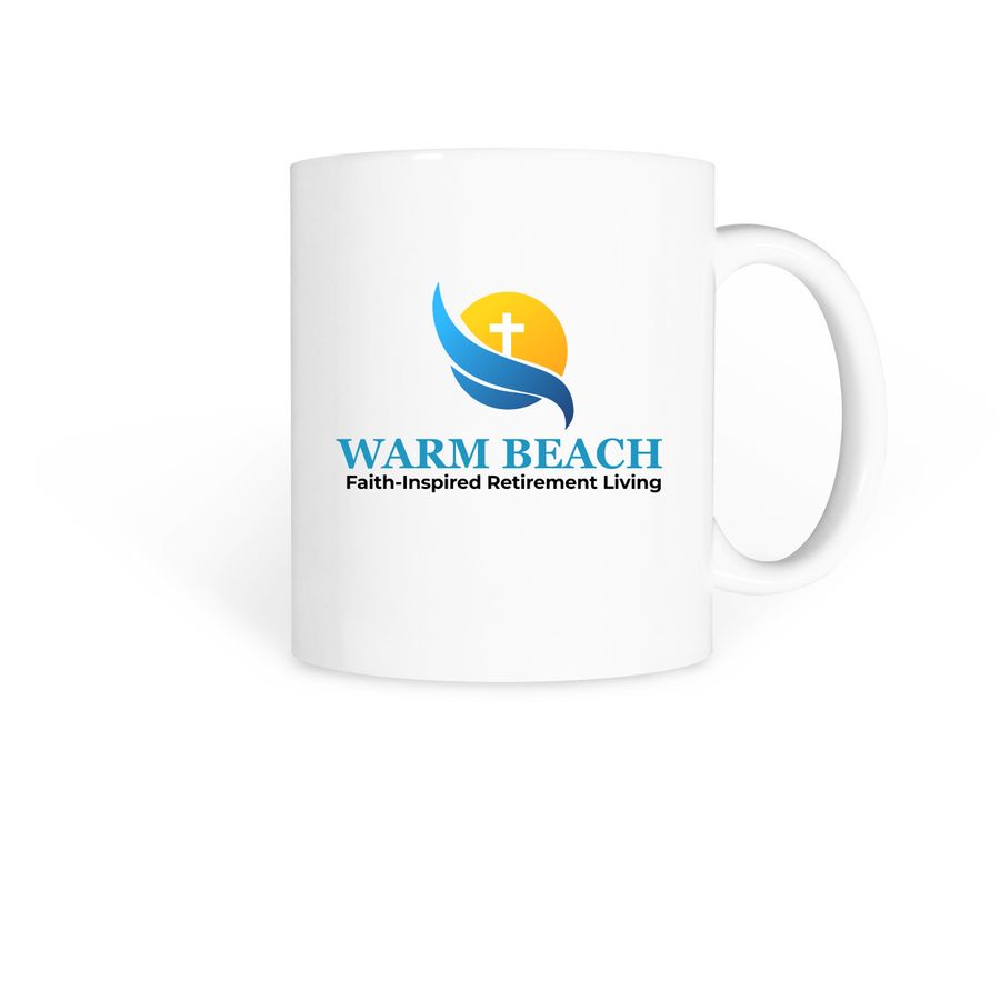 Warm Beach Morning Joy Mug, a White Coffee Mug