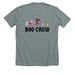 CHO Boo Crew, a Heather Blue Storm Premium Unisex Tee (back-view)