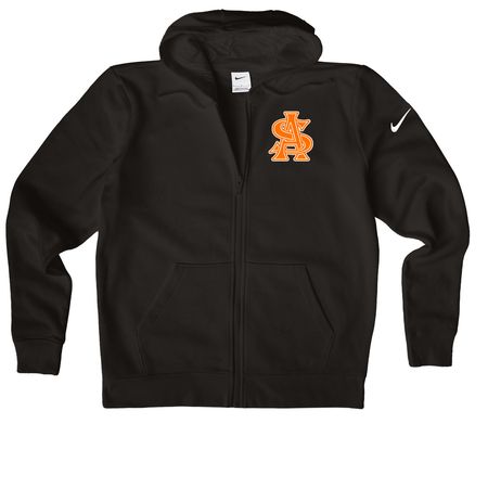 Warm Activewear Mavericks, a Black Nike Women's Club Fleece Zip Up Hoodie