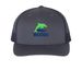 Trucker hat with logo, a Ombre Blue/ Navy