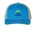 Trucker hat with logo, a Cobalt Blue/ Grey