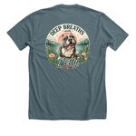 Betty?s Surgery Fundraiser&nbsp;, a Heather Slate Premium Unisex Tee (back-view)