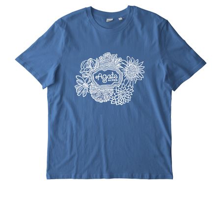 SHIRTS - Flower Logo, a Bright Blue Stanley/Stella Unisex Creator 2.0 Tee