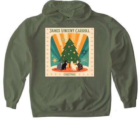 Christmas Album&nbsp;, a Military Green Gildan Softstyle Pullover Hoodie