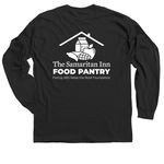 Wear Your&nbsp; Food Pantry Support&nbsp;, a Black Classic Long Sleeve Tee (back-view)