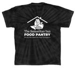 Wear Your&nbsp; Food Pantry Support&nbsp;, a Black Classic Tie Dye Tee (back-view)