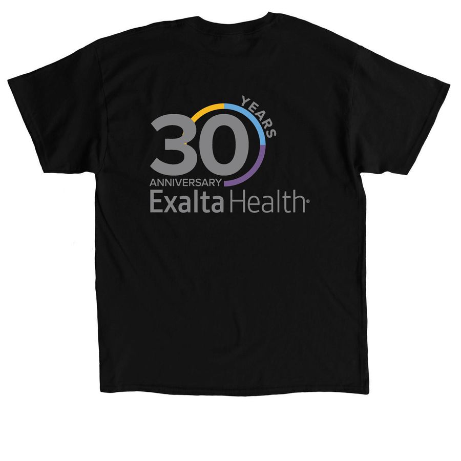 Established in 1996, a Black Classic Unisex Tee (back-view)