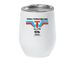 Woodham Drink Tumblers, a White Insulated Wine Cup