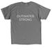 Outwater Strong, a Charcoal Classic Unisex Tee (back-view)