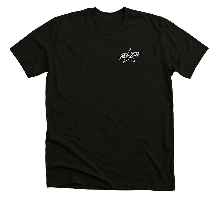 MotoZack Summer T-shirts&nbsp;, a Solid Black Blend Premium Unisex Tee