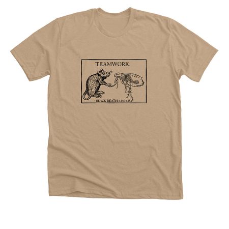 TeamWork, a Heather Sand Dune Premium Unisex Tee