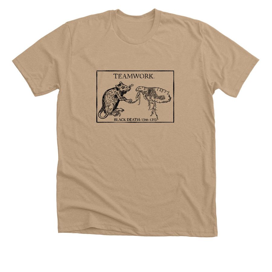 TeamWork, a Heather Sand Dune Premium Unisex Tee