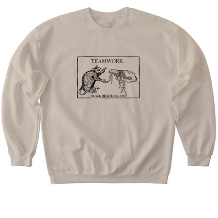TeamWork, a Sand Softstyle Crewneck Sweatshirt