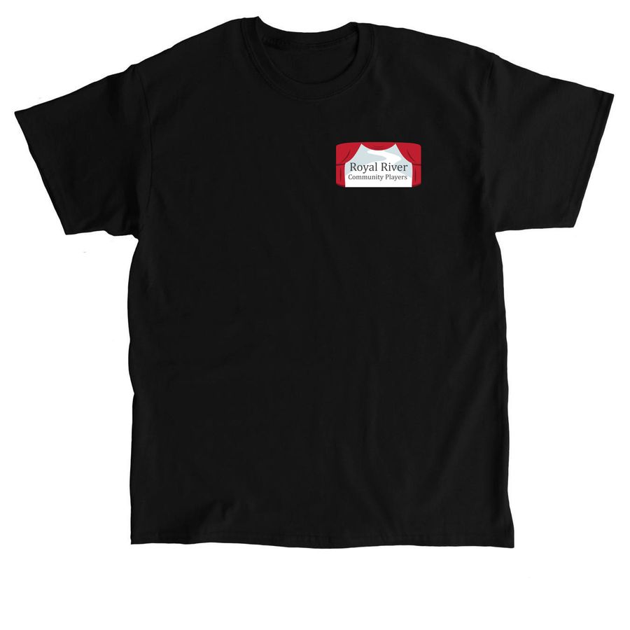 Stroll Haunted Yarmouth - White Logo, a Black Classic Unisex Tee