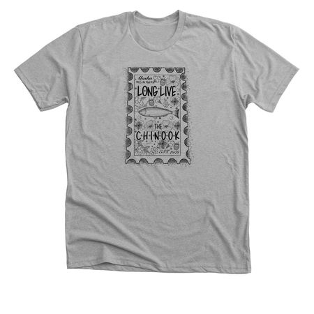 Long Live The Chinook, a Athletic Heather Premium Unisex Tee