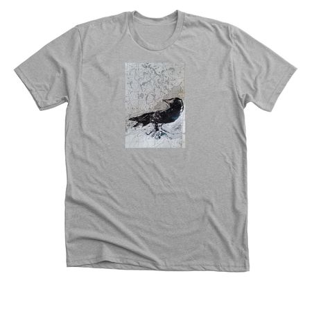Westward Crow, a Athletic Heather Premium Unisex Tee