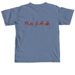 Handprint by Dustin Newman, a Blue Jean Comfort Colors Unisex Tee (back-view)
