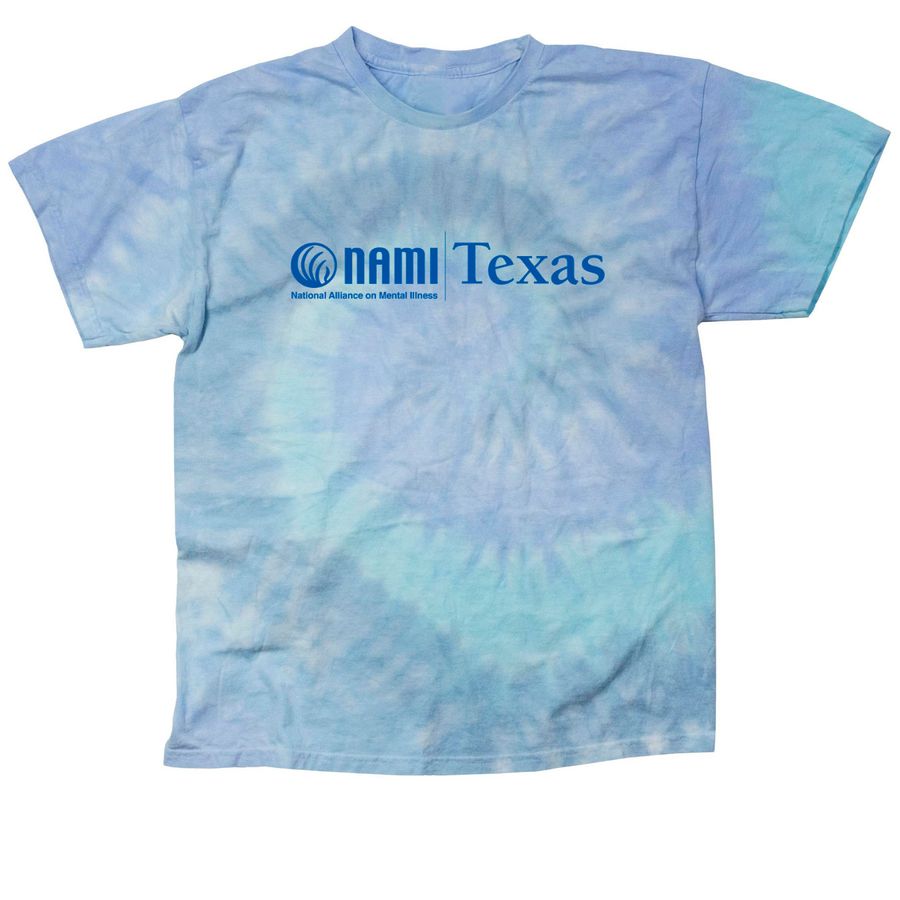 NAMI Texas Classic Logo Tee, a Lagoon Classic Tie Dye Tee