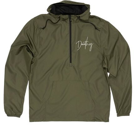Dorothy Jacket, a Army Quarter-Zip Windbreaker