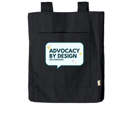 IIDA IN Advocacy by Design Tote, a Black Reclaimist Everywhere Tote Bag