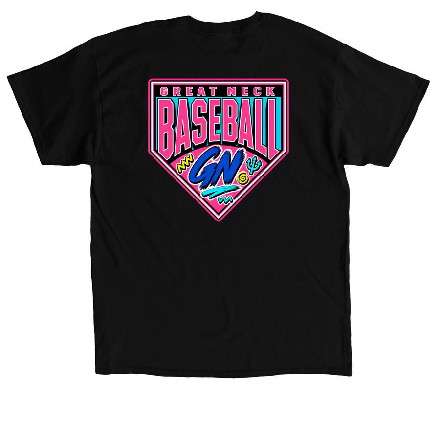 12U Tridents Cooperstown Fundraiser&nbsp;, a Black Classic Unisex Tee (back-view)