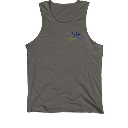 DS ACT Step Up For Down Syndrome, a Asphalt Premium Cotton Tank