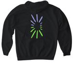 Lounge Tops&nbsp;, a Black Gildan Softstyle Pullover Hoodie (back-view)