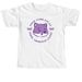 Cat & Flowers Graphic, a White Comfort Colors Unisex Tee