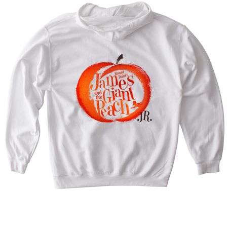 James & the Giant Peach Cast Hoodie&nbsp;, a White Gildan Softstyle Pullover Hoodie