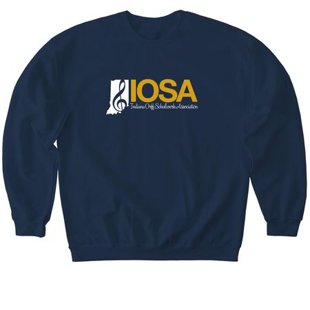 IOSA Classic Adult Apparel, a Navy Softstyle Crewneck Sweatshirt