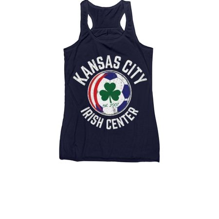 Match Day in Midtown, a Navy Women's Racerback
