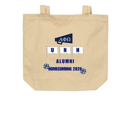APO Alumni - Homecoming 26' - tote bag, a Oyster Organic Cotton Tote Bag