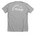 Home birth midwife&nbsp;, a Athletic Heather Premium Unisex Tee (back-view)