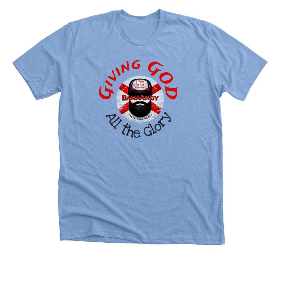 BamaAndy, a Heather Carolina Blue Premium Unisex Tee