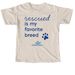 Rescued Is My Favorite Breed, a Ivory Comfort Colors Unisex Tee