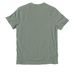 Wild Bee Woods, a Matcha Green Allmade Organic Cotton Unisex Tee (back-view)