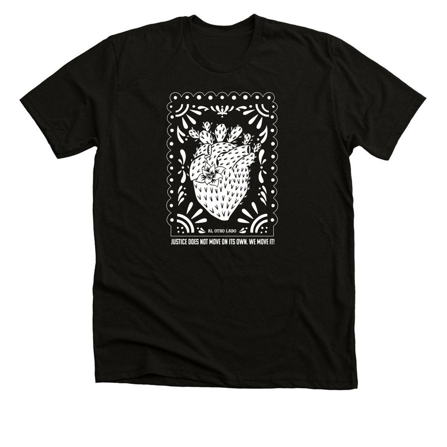 &nbsp;Josue Baltezar - Cactus Design, a Black Heather Premium Unisex Tee