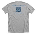 Taylor County FL Democrats Light Shirt Colors, a Athletic Heather Premium Unisex Tee (back-view)