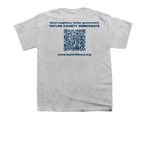 Taylor County FL Democrats Light Shirt Colors, a Sport Grey Youth Unisex Tee (back-view)