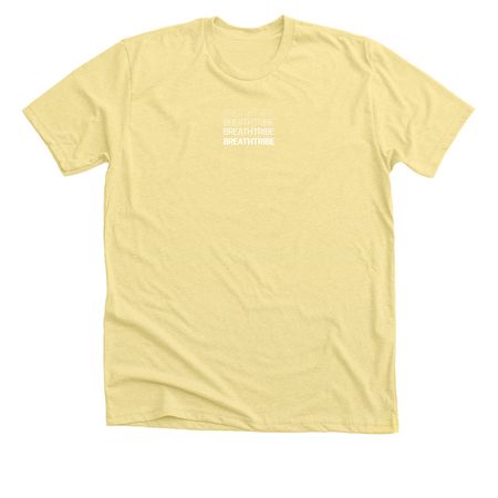 BT Sign Up. Show Up. Get It Done., a Heather Yellow Gold Premium Unisex Tee