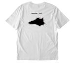 SWIMMING T-Shirt, a White Stanley/Stella Unisex Creator 2.0 Tee (back-view)