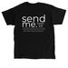 send me., a Black Classic Unisex Tee