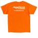 Every Action Counts, a Orange Classic Unisex Tee (back-view)