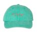 god loves you so much.&nbsp;, a Seafoam Printed Pigment Dye Baseball Cap