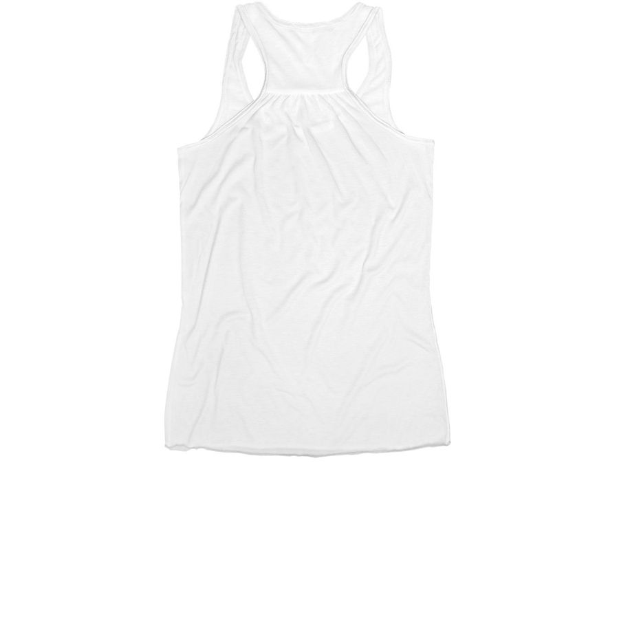 Be Kind to Your Mind, a White Women's Racerback (back-view)