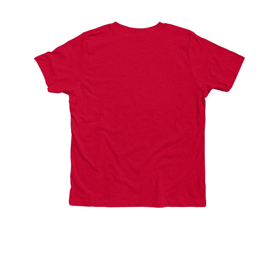 TPES FLL Shirt All White, a Heather Red Premium Youth Tee (back-view)