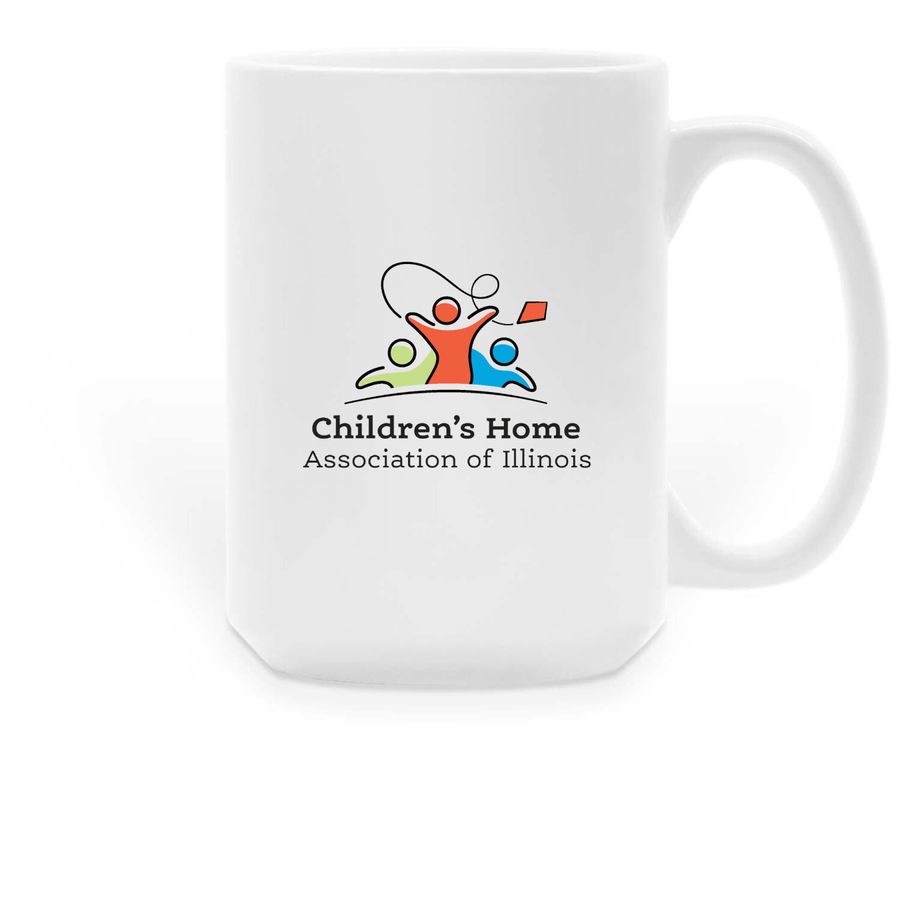 CHAIL Logo Mugs, a White Large Coffee Mug