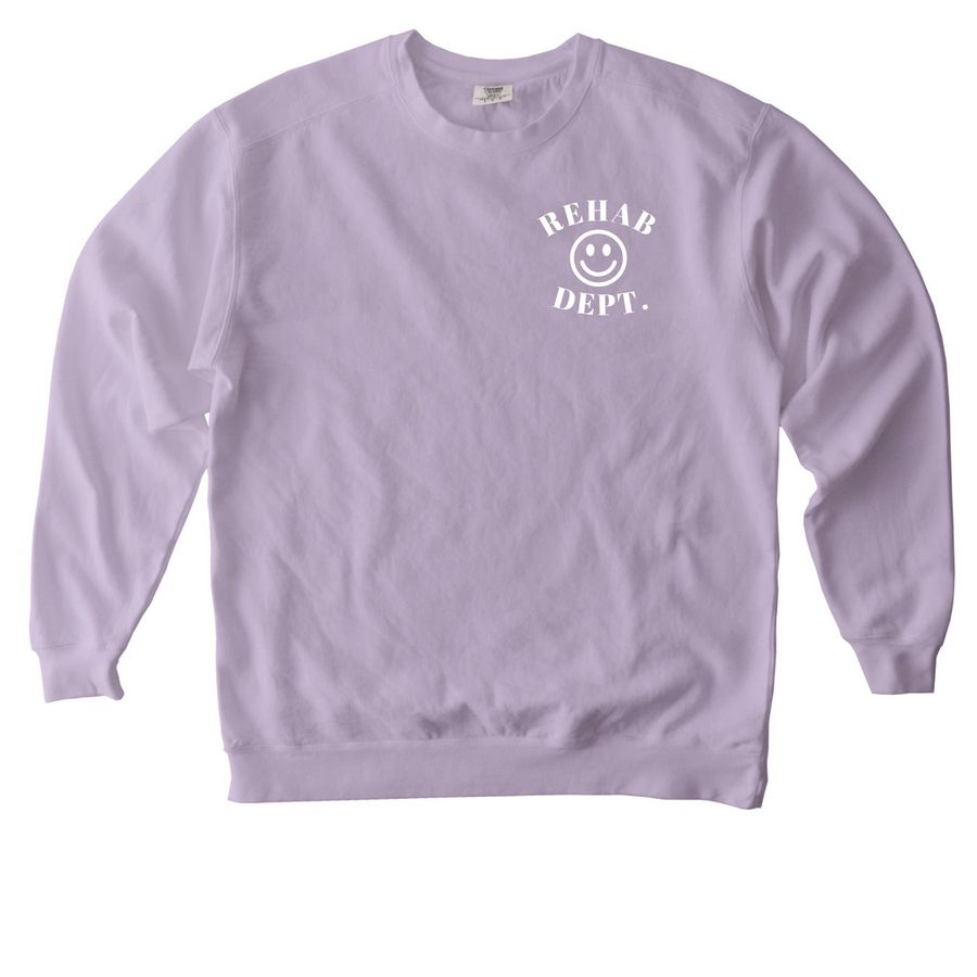 Rehab Dept. Comfort Colors Crewneck, a Orchid Comfort Colors Crewneck Sweatshirt