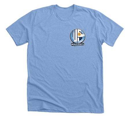 World Cup - Argentina, a Heather Carolina Blue Premium Unisex Tee