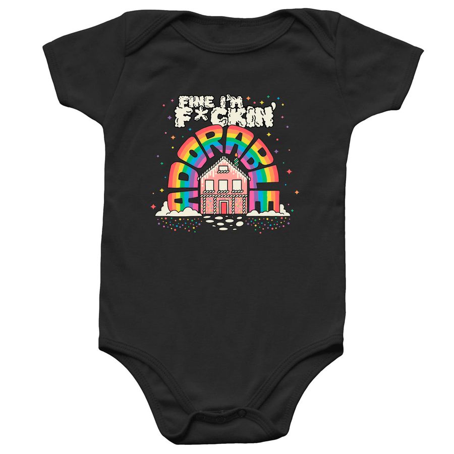 Fine... - Onesie, a Black Infant Onesie